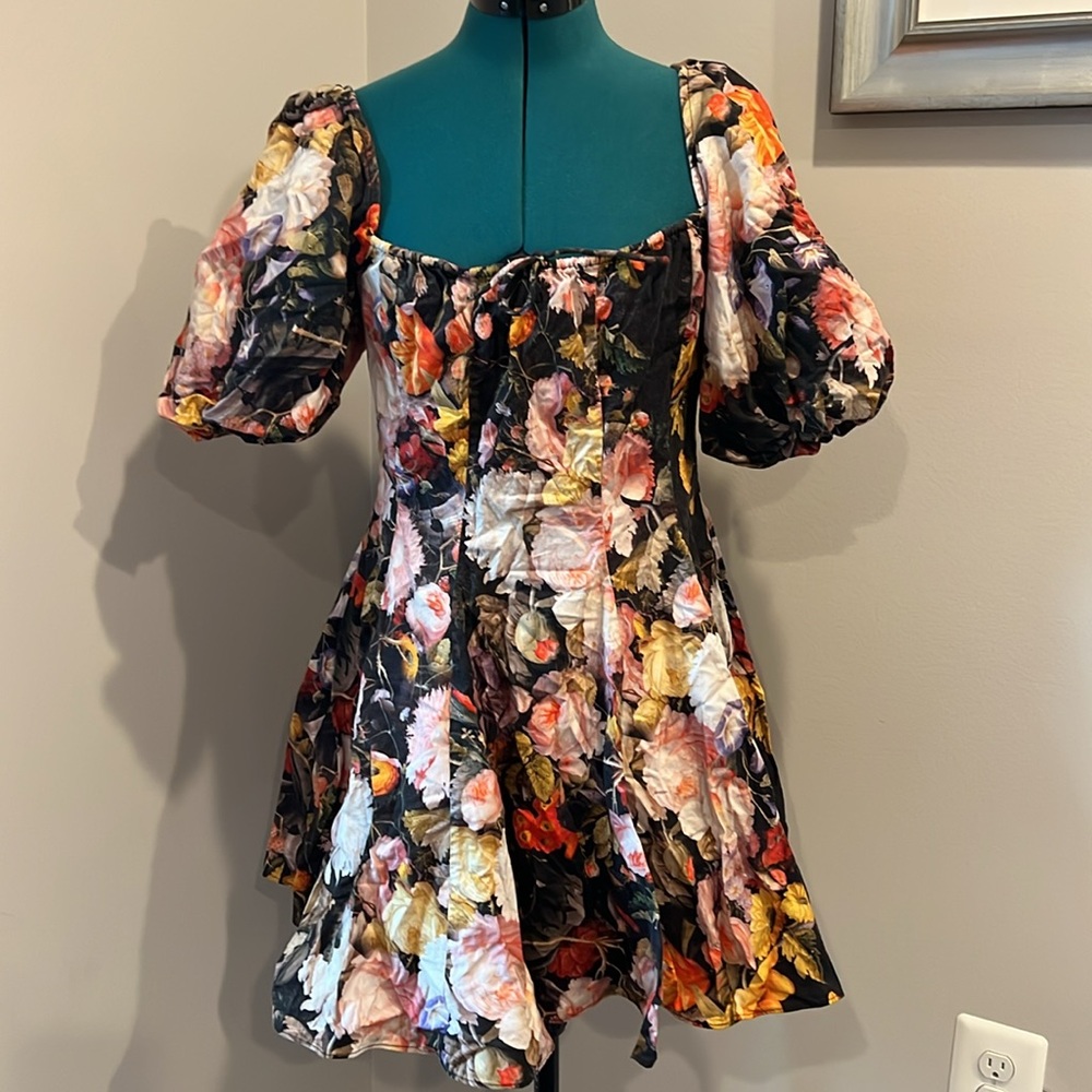 Selkie fetes des fleurs mini day dress - Picture 3 of 6